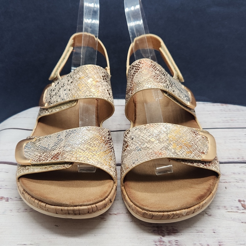 Patrizia by Spring Step Tadeo Beige Python Sandal… - image 3